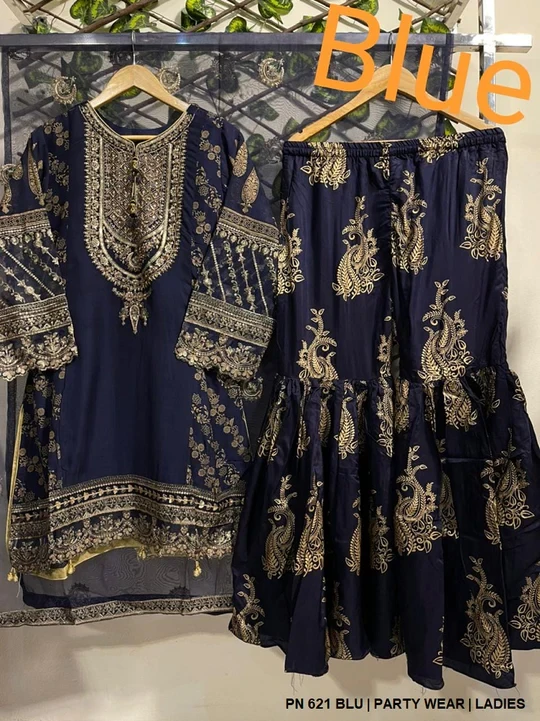 Elegant stylish gharara suit