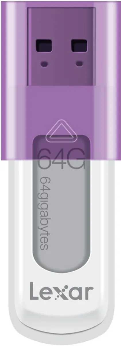 Lexar JumpDrive S50 64GB USB 2.0 Flash Drive, LJDS50-64GABNL