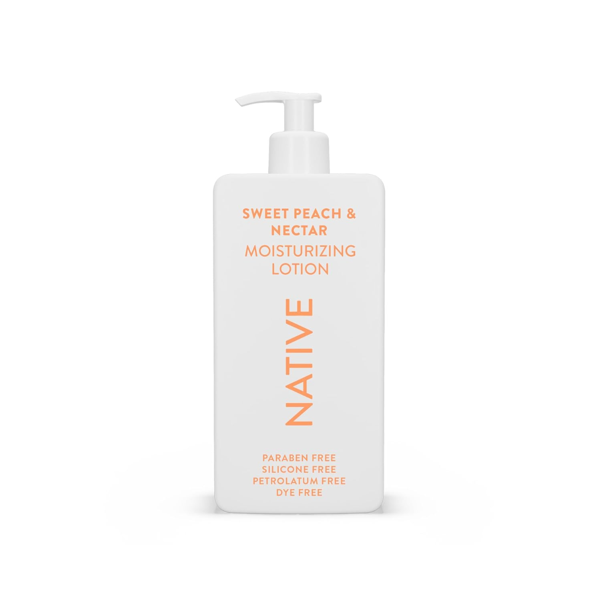 Native Moisturizing Body Lotion – Sweet Peach & Nectar – Plant-Based Skin Care for Dry Skin – Niacinamide & Shea Butter – Paraben-Free & Vegan – 16.5 fl oz
