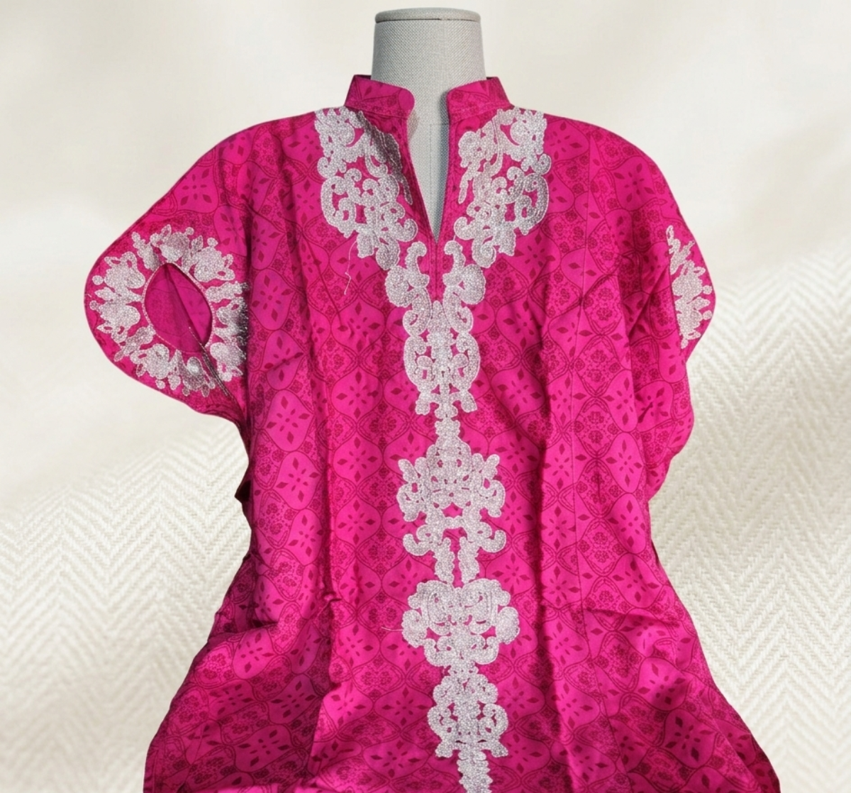 Girls’ Rose Cotton Embroidered Set (Size 5Y)