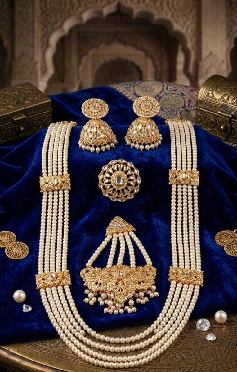 Vintage Royal Pearl &  Bridal Set