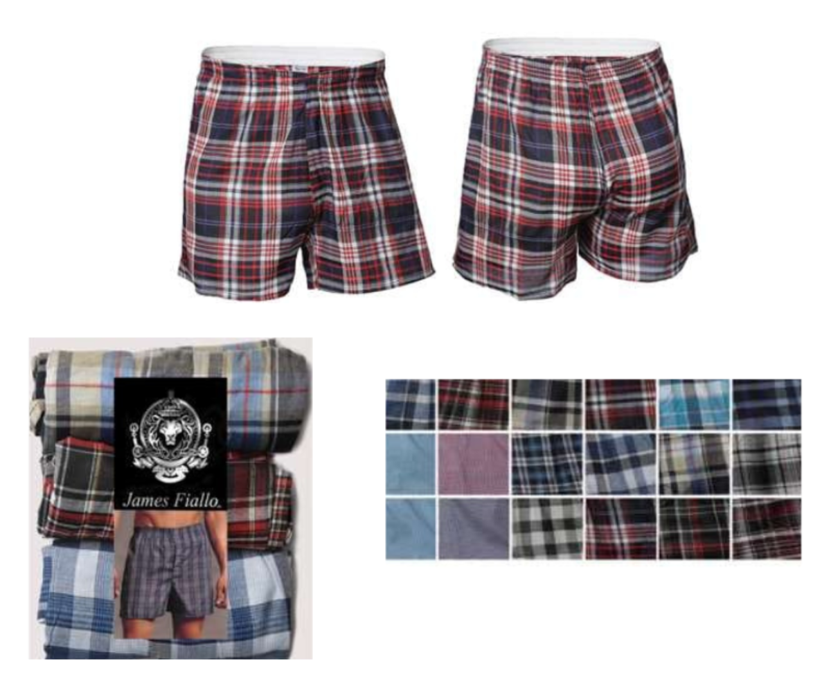 Men's 3-Pack Classic Plaid Boxer Shorts
