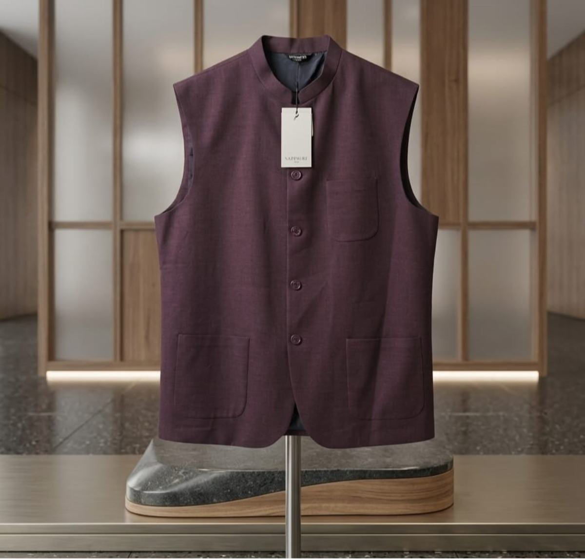 The Modern Gentleman’s Plum Vest – Sharp Tailoring, Essential Style