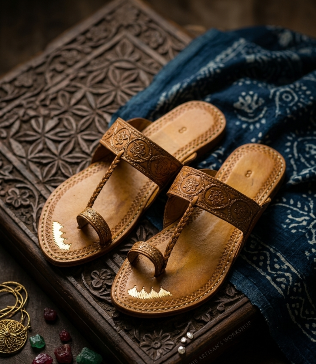 Royal Tan Leather Kolhapuris