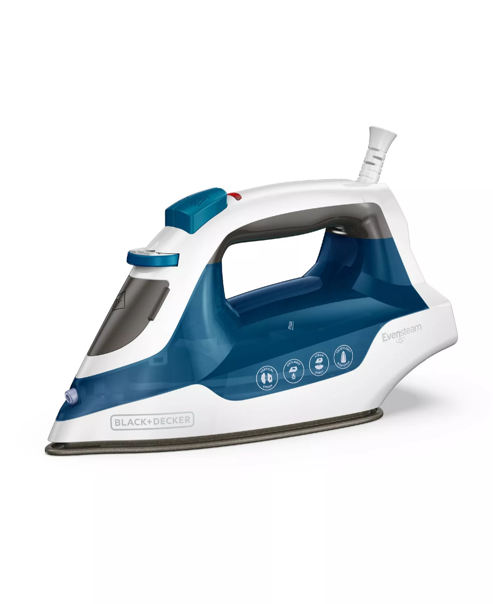 Black & Decker Steam Iron – Fast Heating, Nonstick Soleplate & Easy Glide
