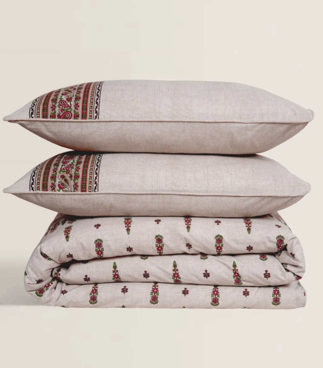 Bohemian Paisley 3-Piece Double Quilt Cover Set