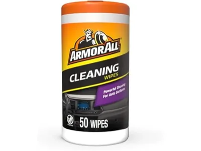 Armor All Car Cleaning Wipes , Wipes for Car Interior and Car Exterior, 50 Wipes Each