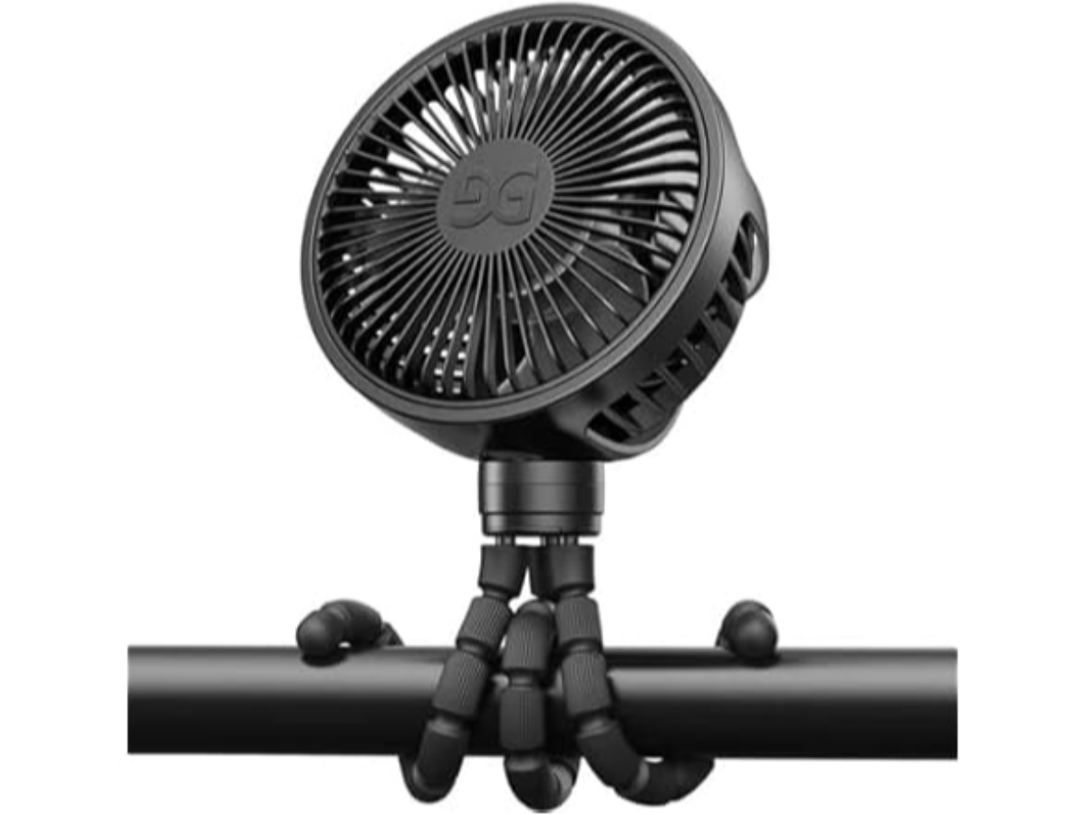 GUSGU Clip on Stroller Fan for Baby